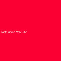 Fantastische Wolle-Uhr