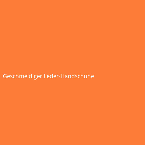 Geschmeidiger Leder-Handschuhe