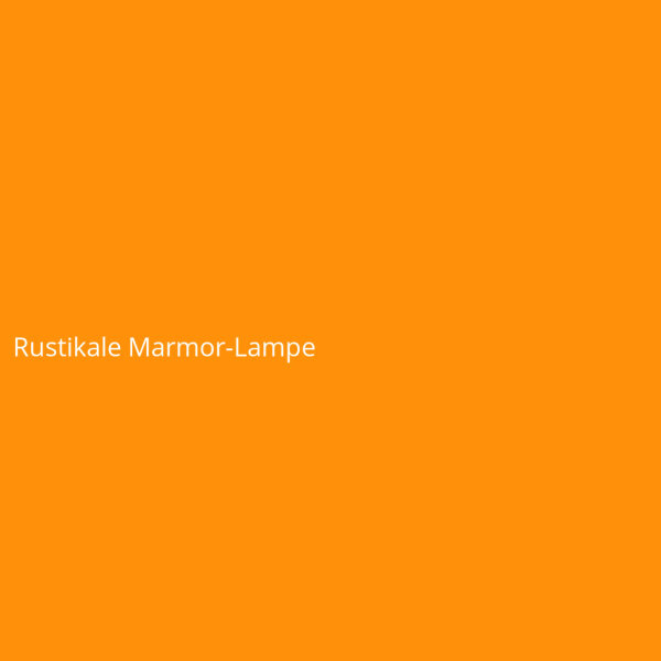 Rustikale Marmor-Lampe