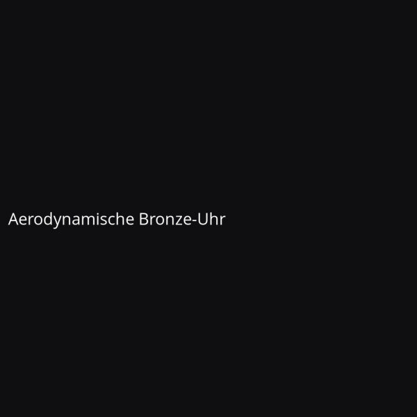 Aerodynamische Bronze-Uhr